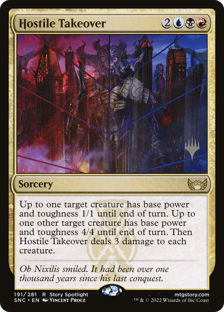 Hostile Takeover (PPSNC-191P) - Streets of New Capenna Promos Foil