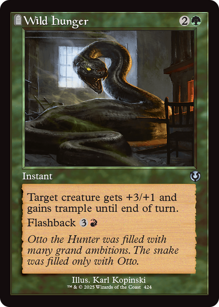 Wild Hunger (INR-424) - Innistrad Remastered: (tombstone)