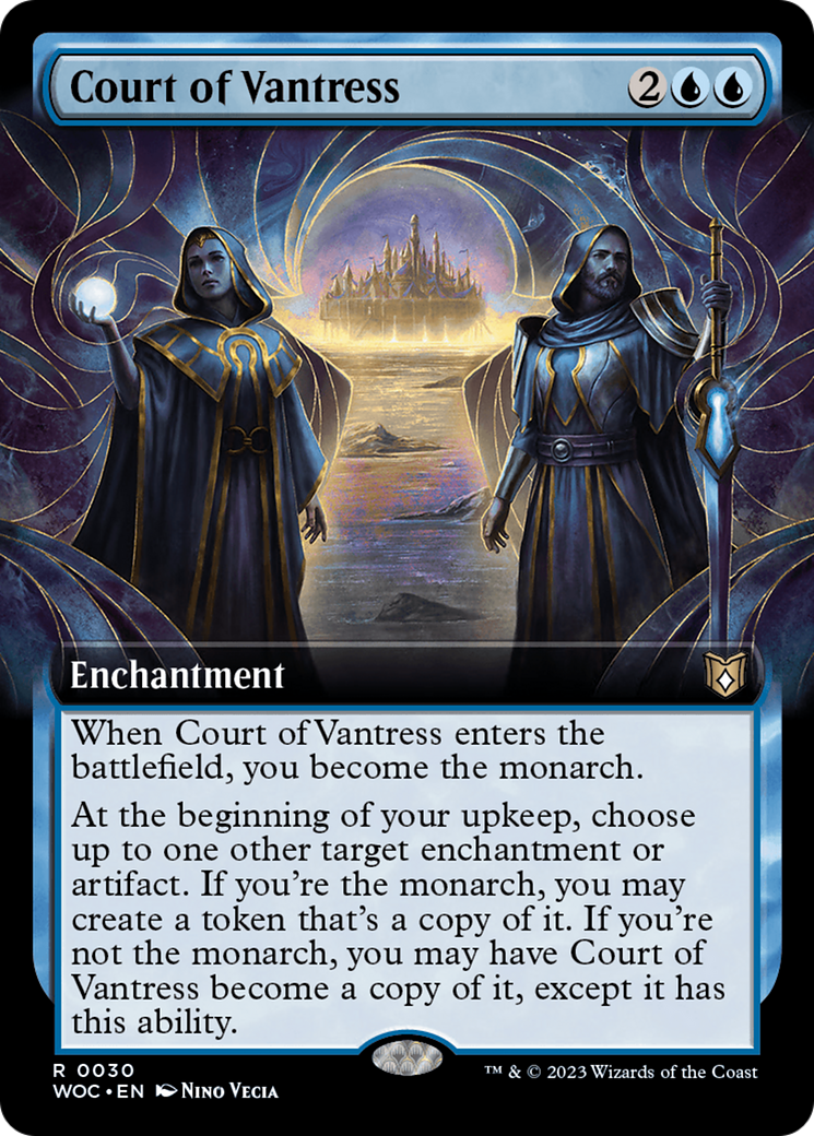 Court of Vantress (Extended Art) (WOC-030) - Wilds of Eldraine Commander: (Extended Art) Foil