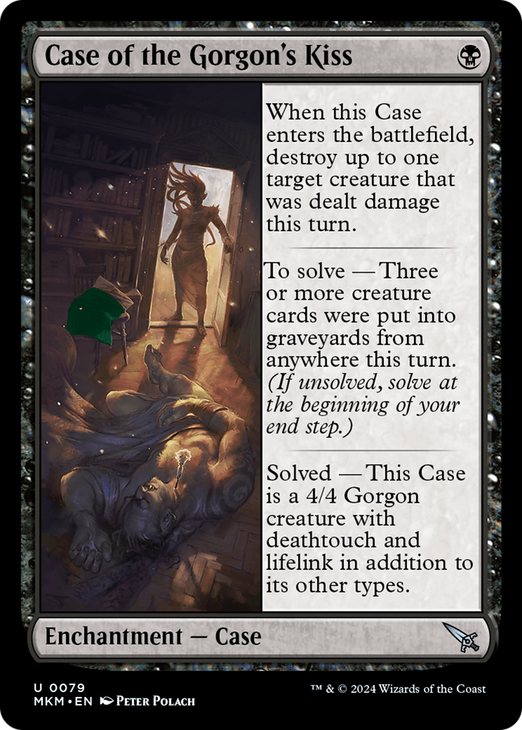 Case of the Gorgon's Kiss (b) (MKM-079) - Murders at Karlov Manor Foil