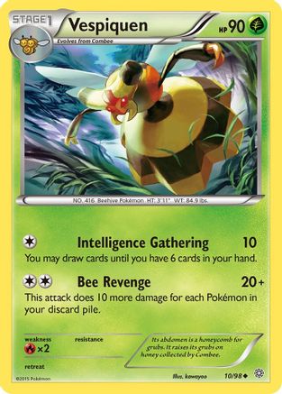 Vespiquen (10) 010/98 XY Ancient Origins - Uncommon