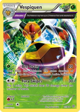 Vespiquen (11) 011/98 - Reverse Holofoil XY Ancient Origins - Rare