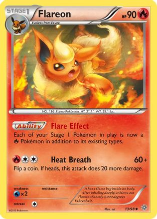 Flareon 013/98 XY Ancient Origins - Uncommon