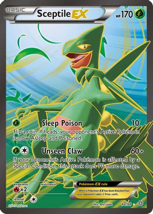 Sceptile EX (84 Full Art) 084/98 - Holofoil XY Ancient Origins - Ultra Rare