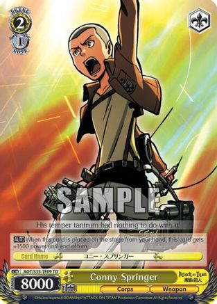 Conny Springer (AOT/S35-TE09 TD) - Attack on Titan