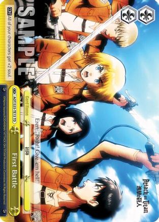 First Battle (AOT/S35-TE13 TD) - Attack on Titan