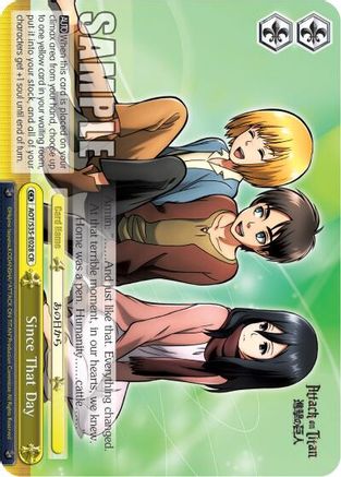 Since That Day (AOT/S35-E028 CR) - Attack on Titan