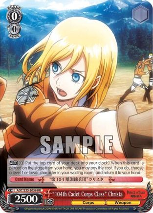 "104th Cadet Corps Class" Christa (AOT/S35-E056 RR) - Attack on Titan