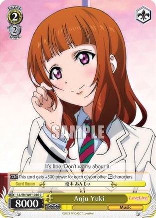Anju Yuki (LL/EN-W01-046 C) - Love Live! DX