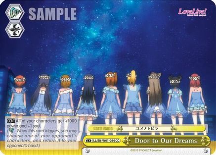 Door to Our Dreams (LL/EN-W01-054 CC) - Love Live! DX