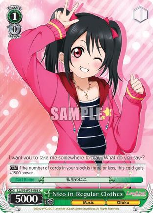 Nico in Regular Clothes (LL/EN-W01-068 C) - Love Live! DX