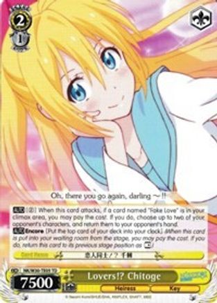 Lovers!? Chitoge (TD) (NK/W30-TE05 TD) - NISEKOI -False Love-