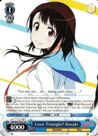 Love Triangle? Kosaki (NK/W30-TE13 TD) - NISEKOI -False Love-
