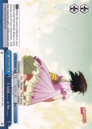 I told...... a lie...... (NK/W30-E098 CR) - NISEKOI -False Love-
