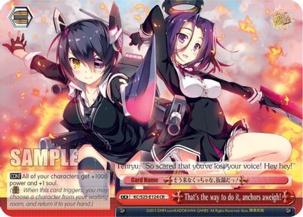 That's the way to do it, anchors aweigh! (KC/S25-E124 CR) - KanColle