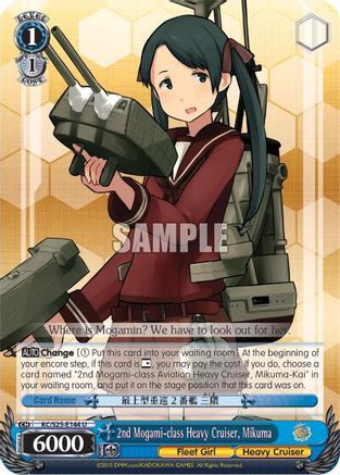2nd Mogami-class Heavy Cruiser, Mikuma (KC/S25-E144 U) - KanColle