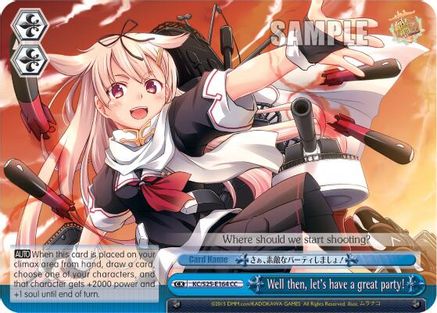 Well then, let's have a great party! (KC/S25-E164 CC) - KanColle