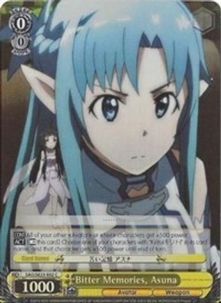 Bitter Memories, Asuna (Parallel Foil) (SAO/SE23-E02 C) - Sword Art Online II