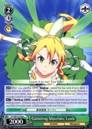 Gathering Materials, Leafa (SAO/SE23-E06 C) - Sword Art Online II