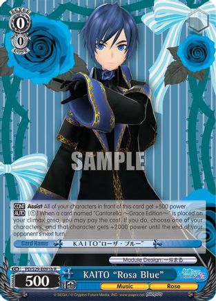 KAITO "Rosa Blue" (B) (PD/S29-E091b R) - Hatsune Miku: Project DIVA F 2nd
