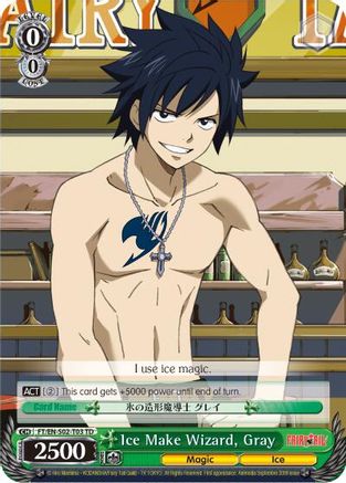 Ice Make Wizard, Gray (FT/EN-S02-T03 TD) - Fairy Tail ver.E