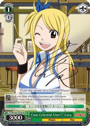 Cute Celestial User? Lucy (SP) (FT/EN-S02-T07SP SP) - Fairy Tail ver.E