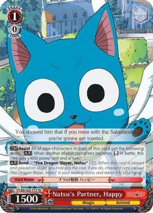 Natsu's Partner, Happy (FT/EN-S02-T13 TD) - Fairy Tail ver.E