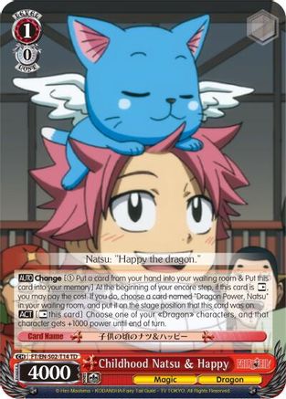 Childhood Natsu & Happy (FT/EN-S02-T14 TD) - Fairy Tail ver.E