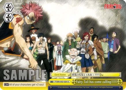 Fairy Tail has come calling!!!!!! (FT/EN-S02-028 CC) - Fairy Tail ver.E