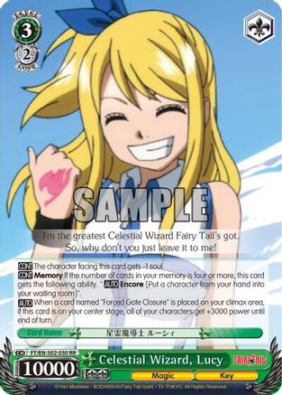 Celestial Wizard, Lucy (FT/EN-S02-030 RR) - Fairy Tail ver.E