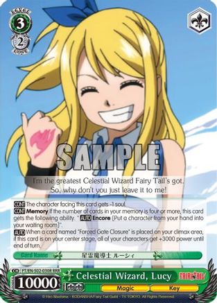 Celestial Wizard, Lucy (RRR) (FT/EN-S02-030R RRR) - Fairy Tail ver.E