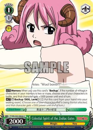 Celestial Spirit of the Zodiac Gates (Aries) (FT/EN-S02-046Ari C) - Fairy Tail ver.E
