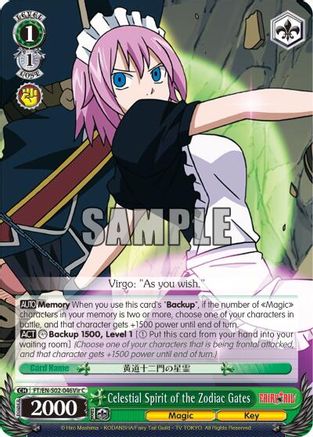 Celestial Spirit of the Zodiac Gates (Virgo) (FT/EN-S02-046Vir C) - Fairy Tail ver.E