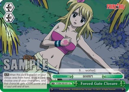 Forced Gate Closure (FT/EN-S02-051 CC) - Fairy Tail ver.E