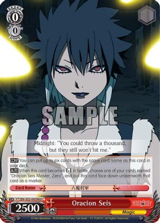 Oracion Seis (Midnight) (FT/EN-S02-063Mid C) - Fairy Tail ver.E