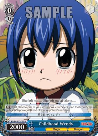 Childhood Wendy (FT/EN-S02-077 U) - Fairy Tail ver.E
