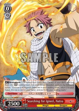 Searching for Igneel, Natsu (RRR) (FT/EN-S02-103R RRR) - Fairy Tail ver.E