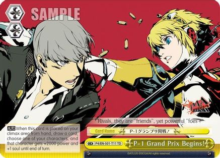 P-1 Grand Prix Begins! (P4/EN-S01-T11 TD) - Persona 4 ver.E