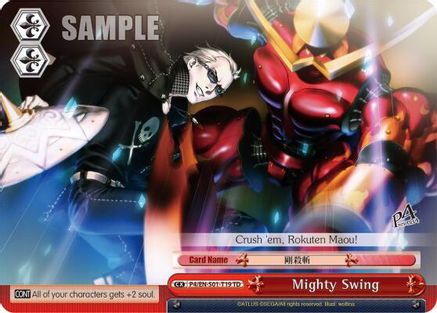 Mighty Swing (P4/EN-S01-T19 TD) - Persona 4 ver.E