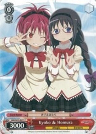 Kyoko & Homura (MM/W35-E071 C) - Puella Magi Madoka Magica the Movie -Rebellion-