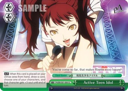 Active Teen Idol (P4/EN-S01-050 CC) - Persona 4 ver.E
