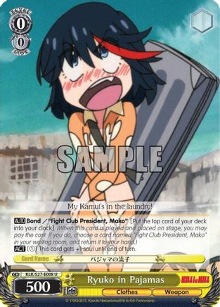 Ryuko in Pajamas (KLK/S27-E008 U) - KILL la KILL