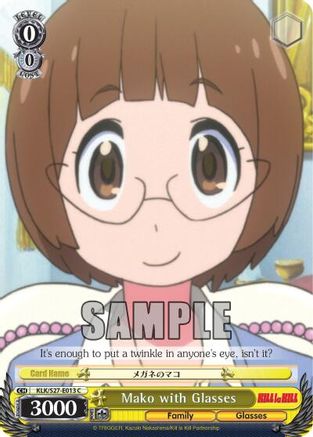 Mako with Glasses (KLK/S27-E013 C) - KILL la KILL