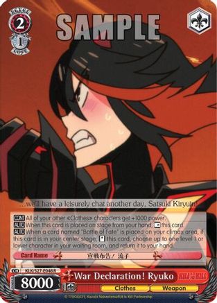 War Declaration! Ryuko (KLK/S27-E048 R) - KILL la KILL