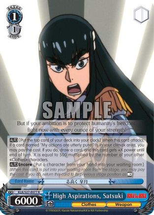 High Aspirations, Satsuki (KLK/S27-E077 R) - KILL la KILL