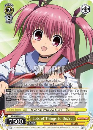 Lots of Things to Do, Yui (AB/W31-E028 U) - Angel Beats! Re:Edit