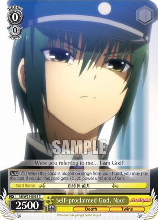 Self-proclaimed God, Naoi (AB/W31-E035 C) - Angel Beats! Re:Edit