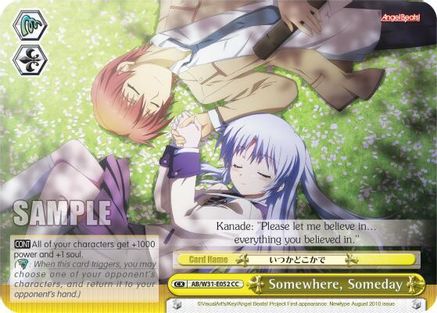 Somewhere, Someday (AB/W31-E052 CC) - Angel Beats! Re:Edit