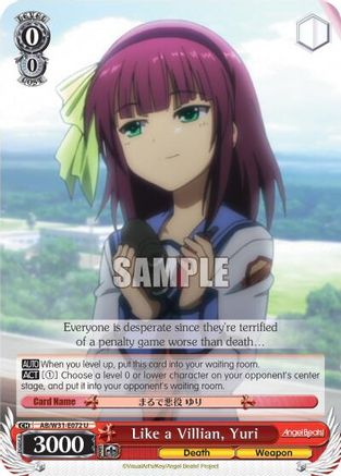 Like a Villian, Yuri (AB/W31-E072 U) - Angel Beats! Re:Edit