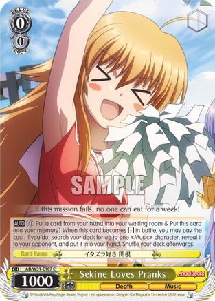 Sekine Loves Pranks (AB/W31-E107 C) - Angel Beats! Re:Edit